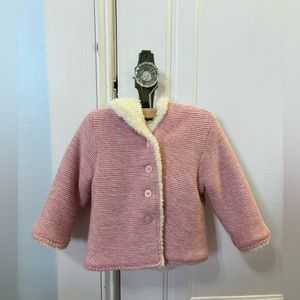 Gap Baby Sherpa lined cardigan